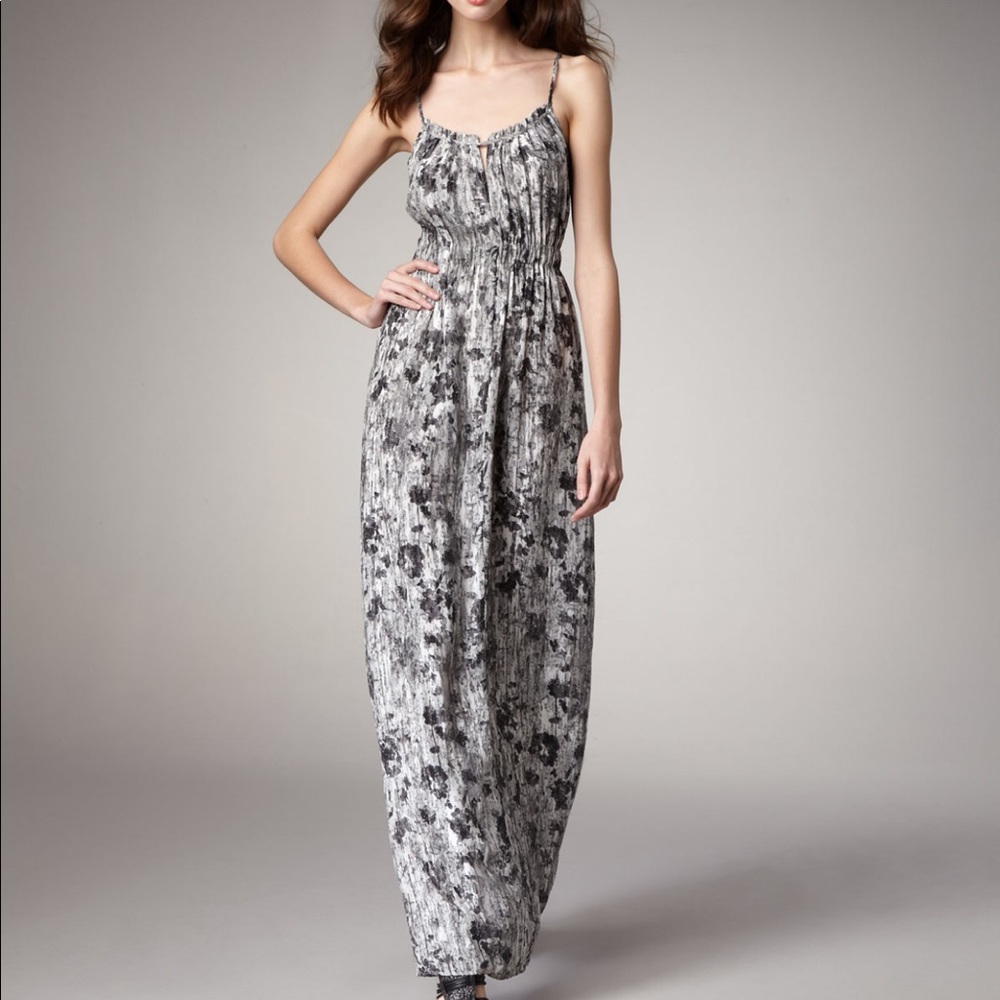 Theory floral maxi dress